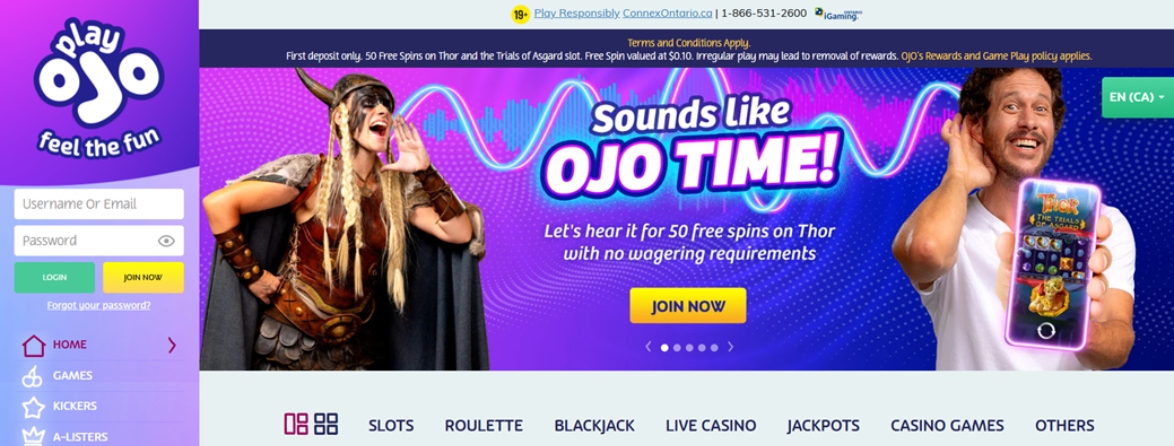 PlayOjo Casino